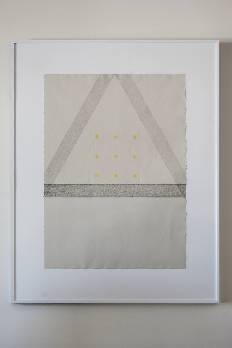 Original Abstract Geometric Printmaking by Jarri Hasnain