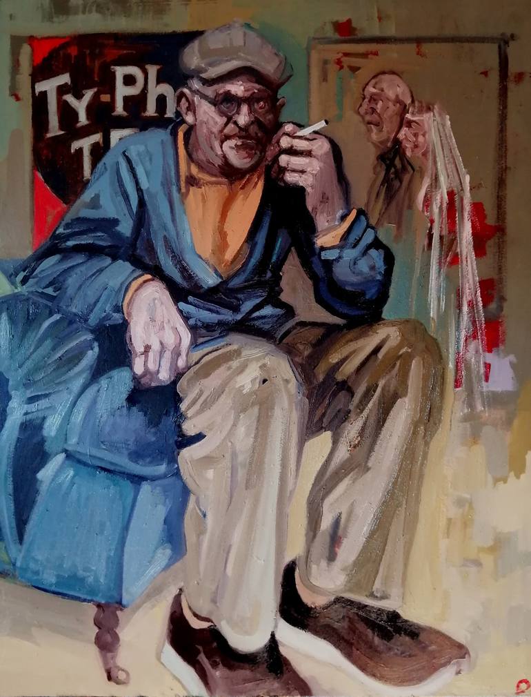 Original Figurative Portrait Paintings by M  Harrison-Priestman