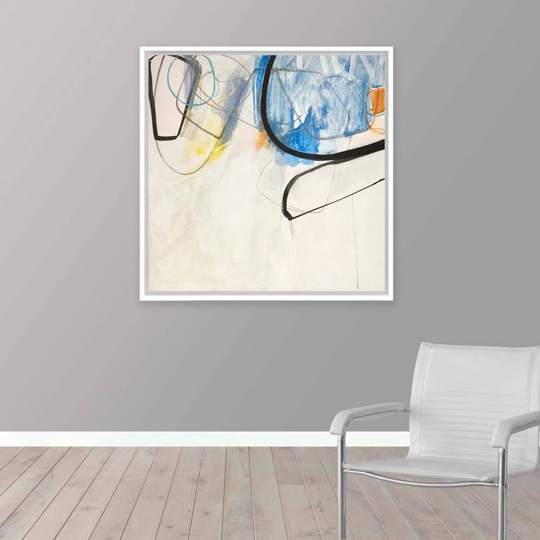 Original Abstract Expressionism Abstract Painting by Adrian Bradbury