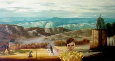 Original Surrealism Landscape Paintings by Nenad Stankovic