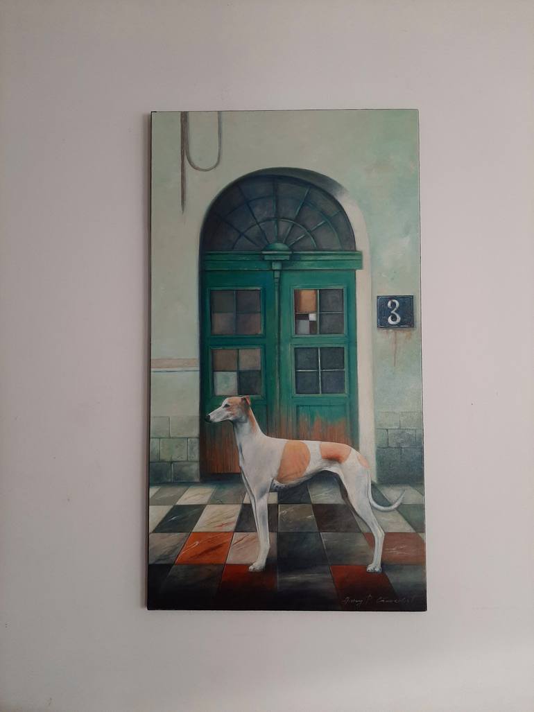 Original Surrealism Animal Painting by Nenad Stankovic
