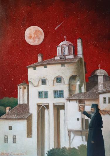 Original Surrealism Religion Paintings by Nenad Stankovic