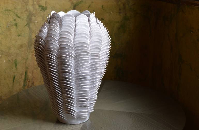 Paper Clay Sculpture by Claudia Frignani
