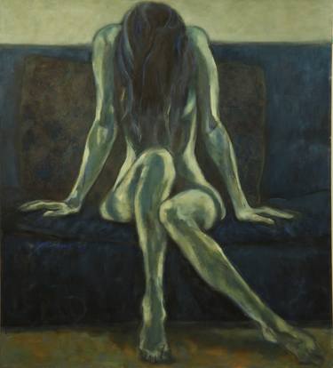 Print of Expressionism Nude Paintings by Nehmat Jabre Boudagher
