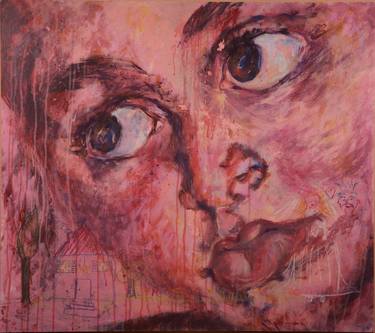 Print of Expressionism Kids Paintings by Nehmat Jabre Boudagher