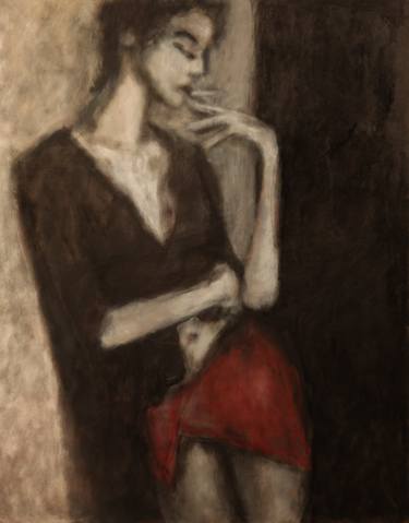 Print of Expressionism People Paintings by Nehmat Jabre Boudagher