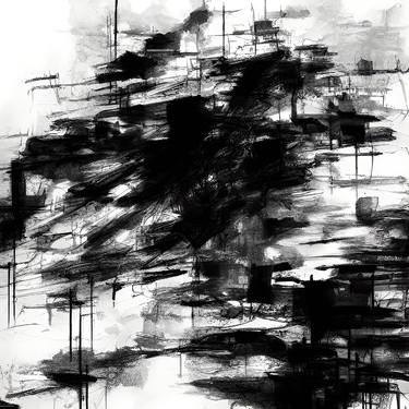 Original Abstract Expressionism Abstract Digital by Jeff Iverson