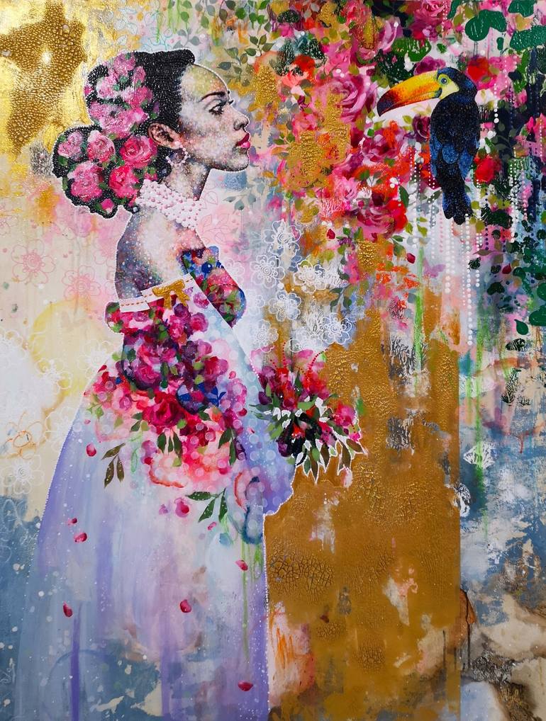 Original Figurative Love Paintings by Amylee Paris
