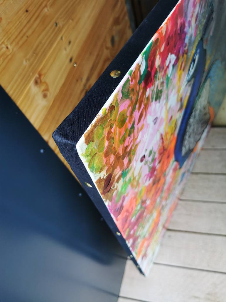 Original Art Deco Animal Painting by Amylee Paris