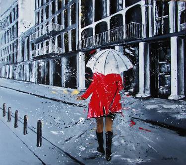Original Figurative Architecture Paintings by Magdalena Serwin