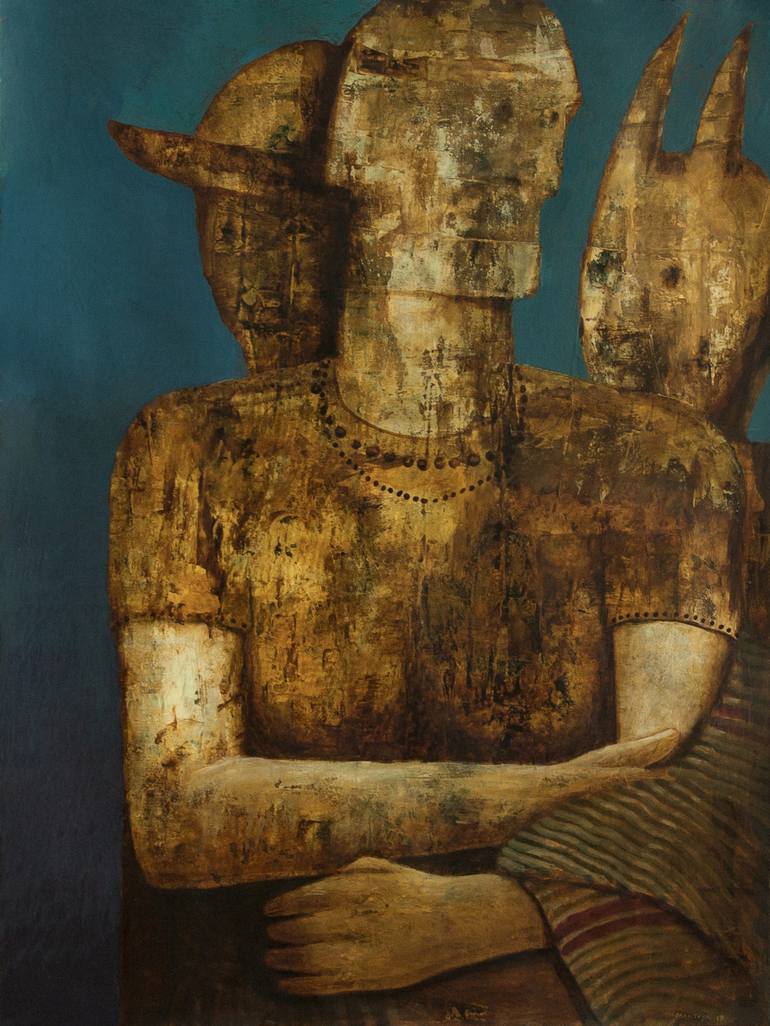 Print of Abstract Portrait Paintings by Andres Montoya