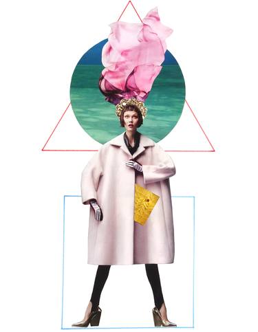 Original Conceptual Women Collage by Alexandra Calin