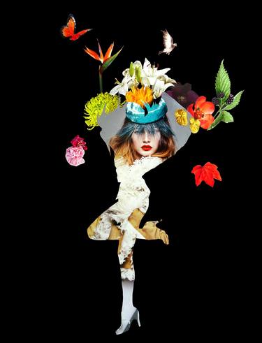 Original Pop Art Fashion Collage by Alexandra Calin