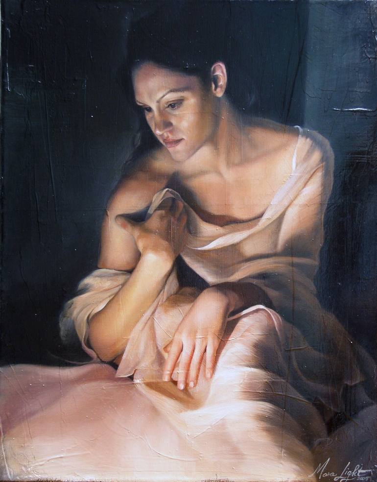 Original Figurative Women Painting by Mara Light