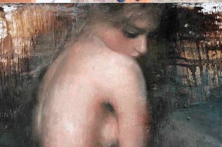 Original Figurative Nude Painting by Mara Light