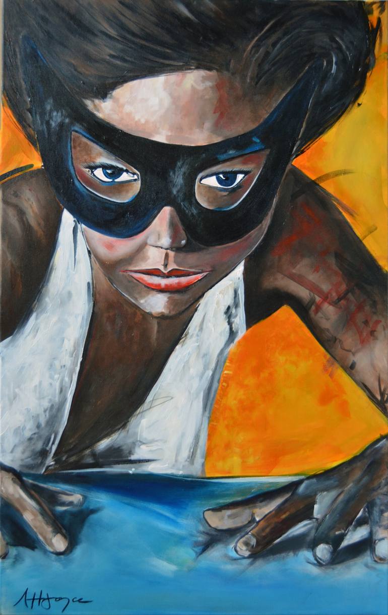 Eartha Kitt Painting by Nancy Joyce | Saatchi Art