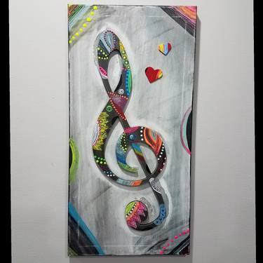 Print of Music Collage by Stacia Seskin