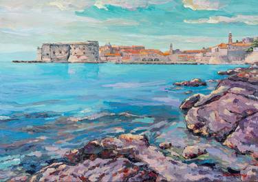 Print of Seascape Paintings by Denis Kujundzic