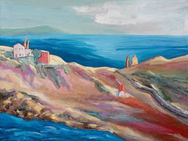 Print of Contemporary Seascape Paintings by Denis Kujundzic