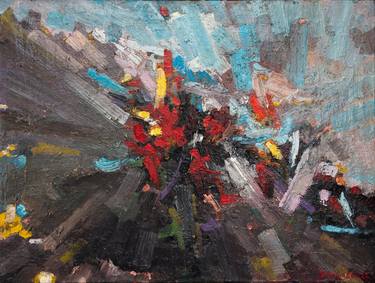 Original Abstract Expressionism Abstract Paintings by Denis Kujundzic