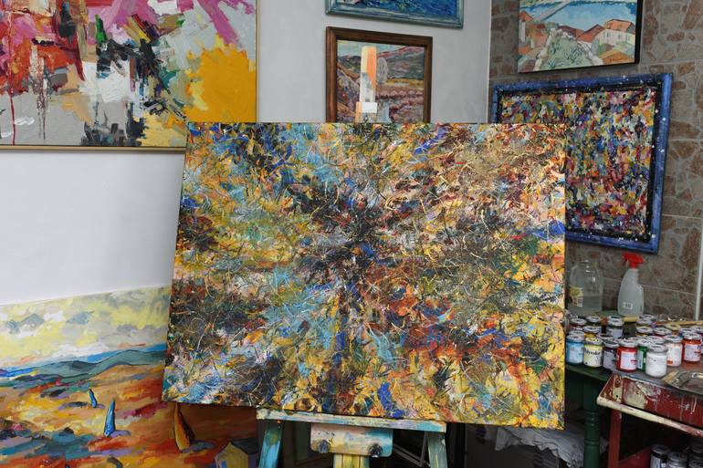 Original Abstract Painting by Denis Kujundzic