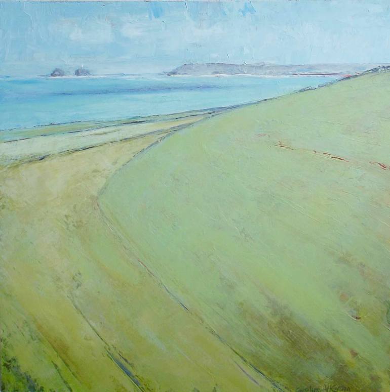 Land Lines Painting by Caroline Atkinson Saatchi Art