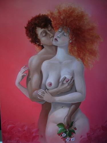 Print of Pop Art Love Paintings by Александр Михальчук