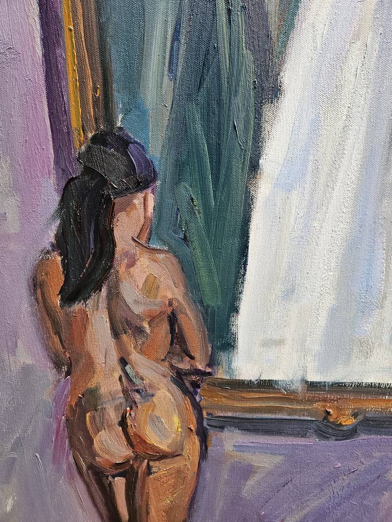 Original Nude Painting by Philip Levine