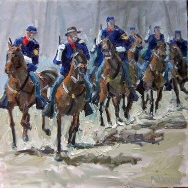 Original Horse Paintings by Philip Levine
