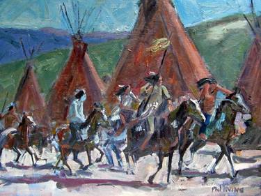 Original Horse Paintings by Philip Levine