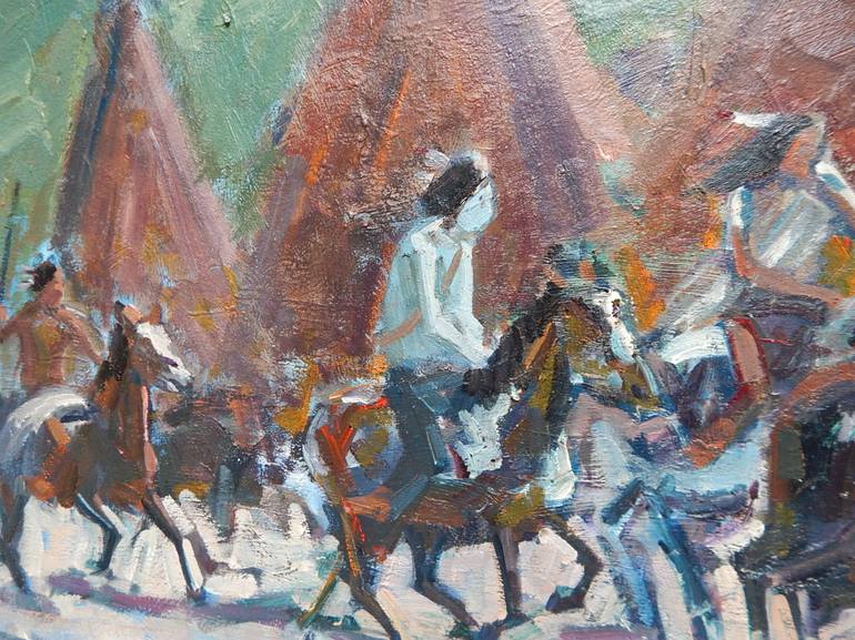 Original Horse Painting by Philip Levine