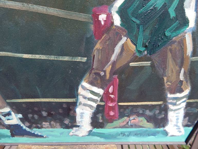 Original Expressionism Sports Painting by Philip Levine