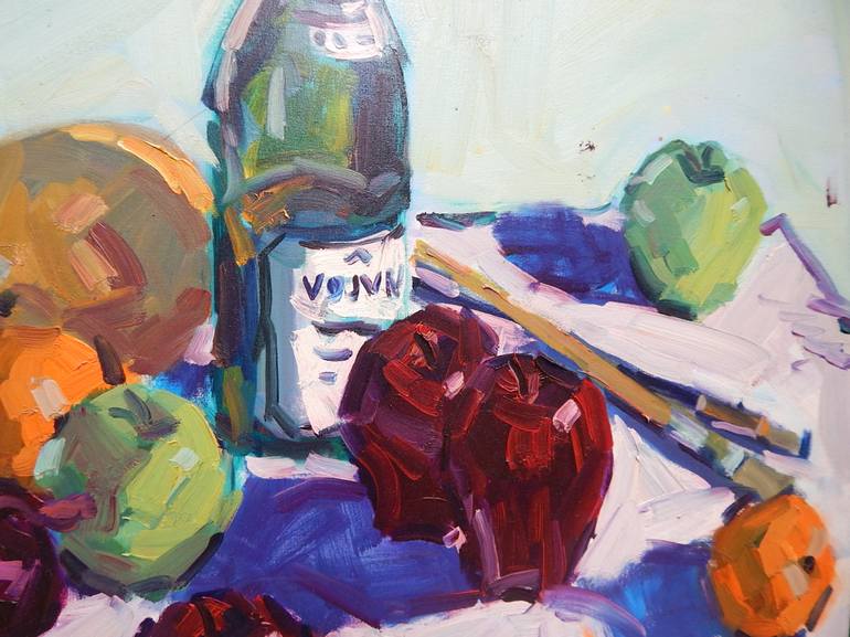 Original Expressionism Still Life Painting by Philip Levine