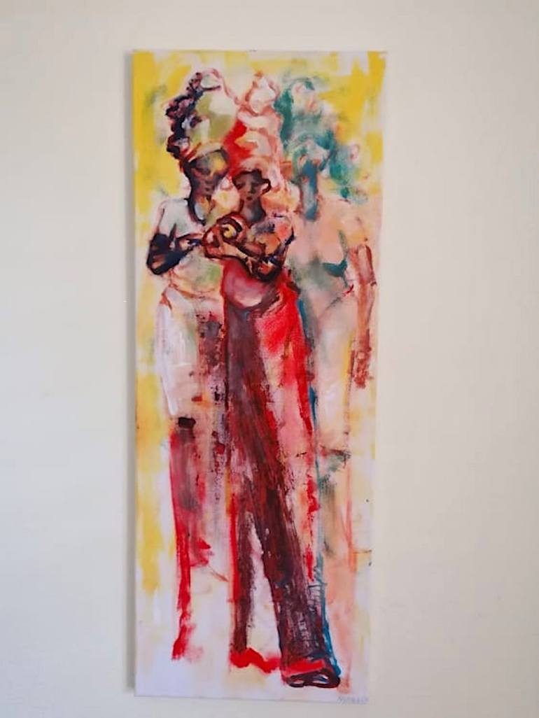 Original Figurative Women Painting by Xavier Mcphie