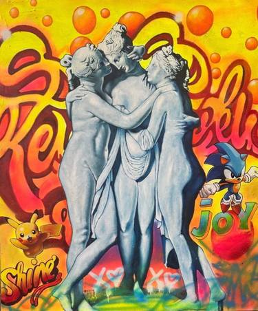 Original Street Art Pop Culture/Celebrity Paintings by fabrizio ceccarelli
