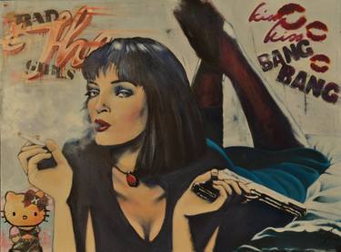 Print of Pop Art Pop Culture/Celebrity Paintings by fabrizio ceccarelli