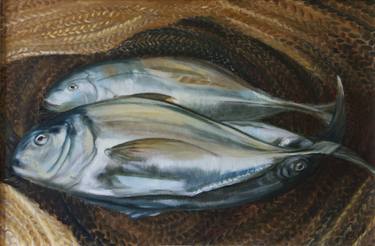 Print of Impressionism Fish Paintings by Katy McIntyre Brown