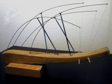 Print of Abstract Boat Sculpture by Aquilino Hernández