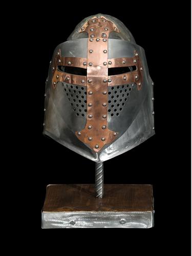 Medeval armour helmet thumb