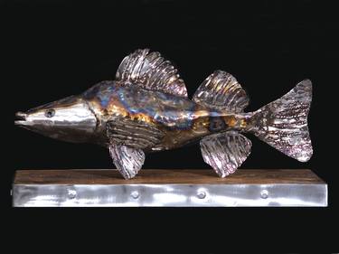 Original Figurative Fish Sculpture by Alan Bray