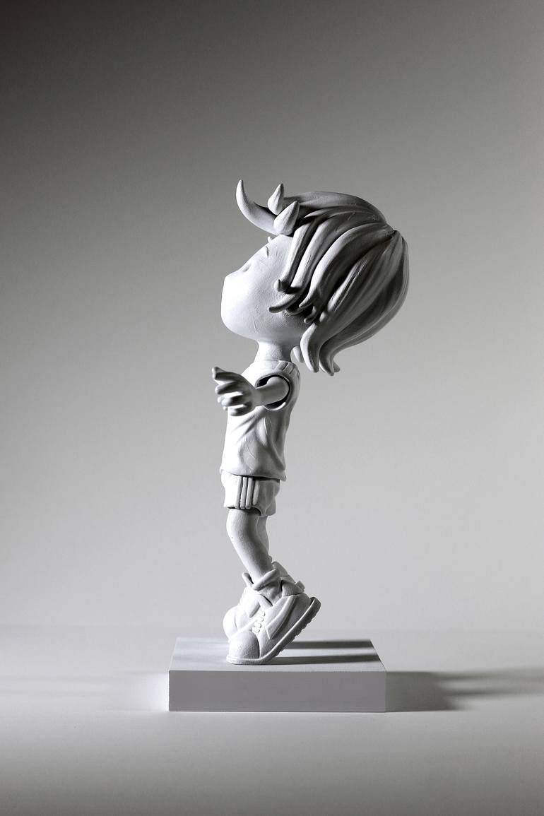 Original Figurative Children Sculpture by Giovanni Motta