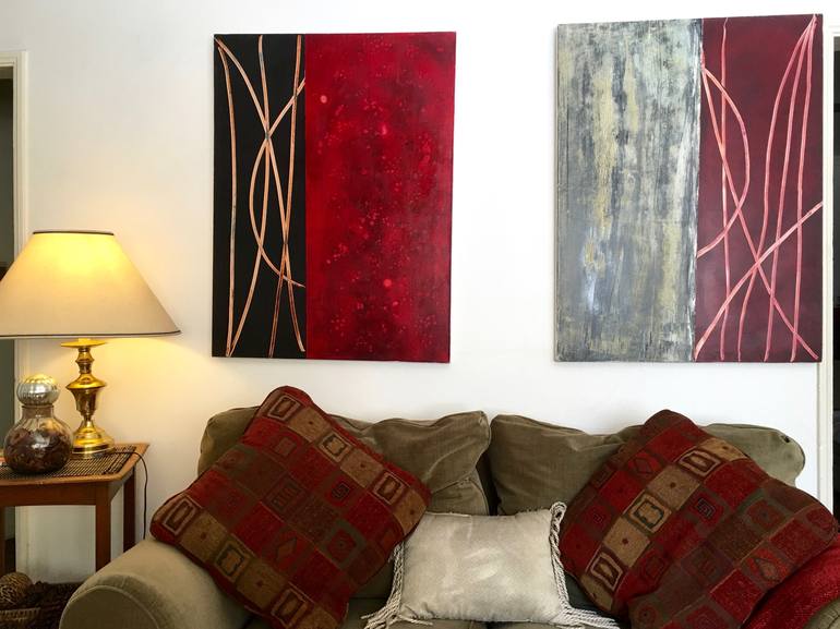 Original Modern Abstract Painting by Ana Marini- Genzon