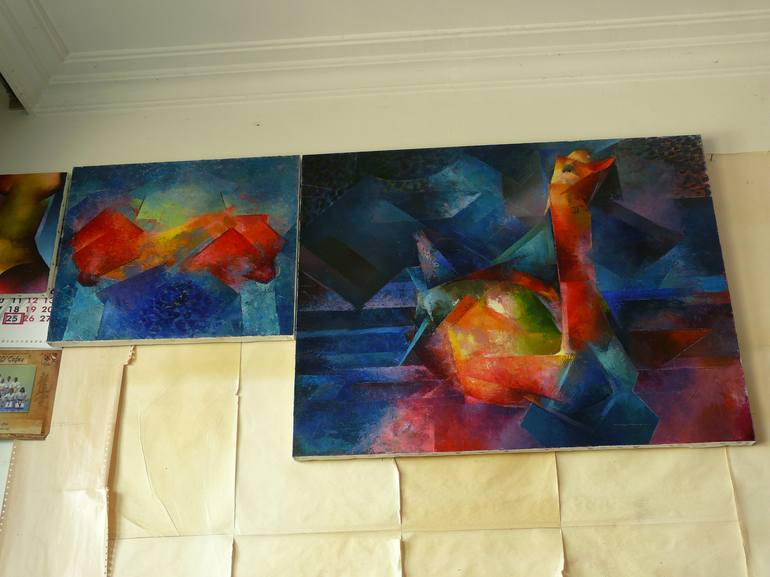 Original Animal Painting by Plamen Makov