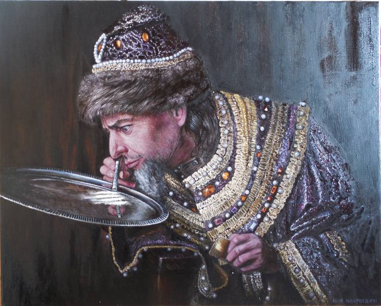 Ivan The Terrible Painting By Igor Navrotskyi Saatchi Art