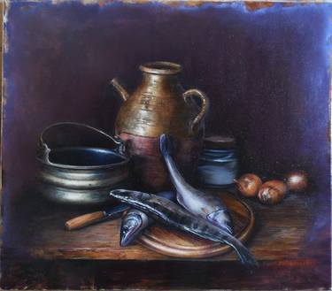 Print of Food & Drink Paintings by Igor Navrotskyi