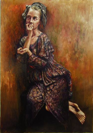 Print of Fine Art Women Paintings by Igor Navrotskyi