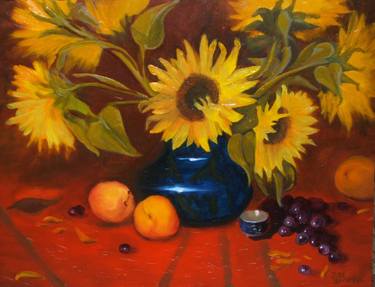 Original Fine Art Floral Paintings by Judi Snyder