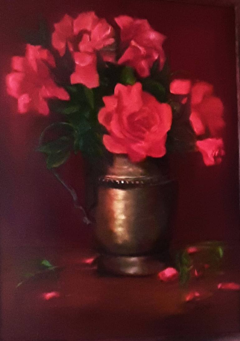 Original Floral Painting by Judi Snyder