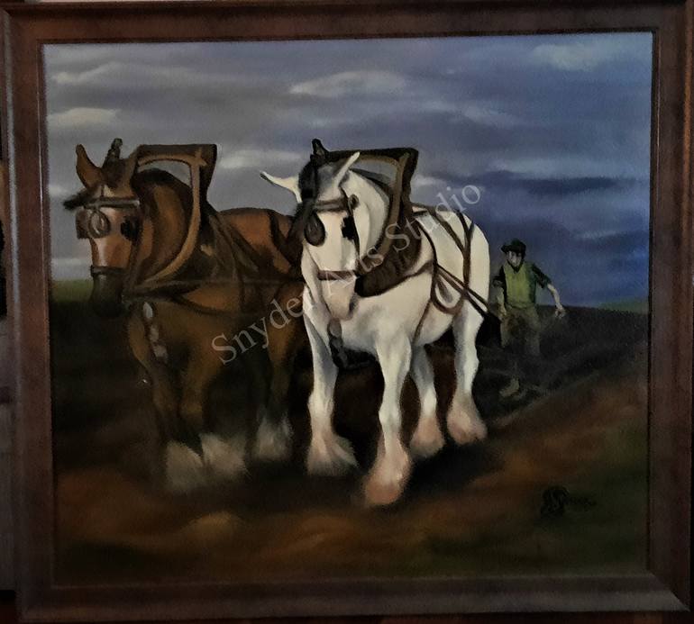 Original Rural life Painting by Judi Snyder