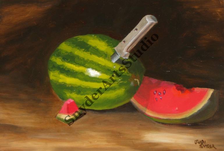 Original Realism Food Painting by Judi Snyder